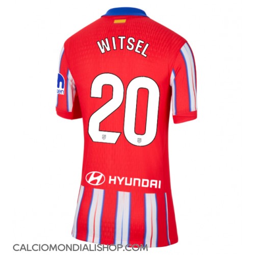 Maglie da calcio Atletico Madrid Axel Witsel #20 Prima Maglia Femminile 2024-25 Manica Corta